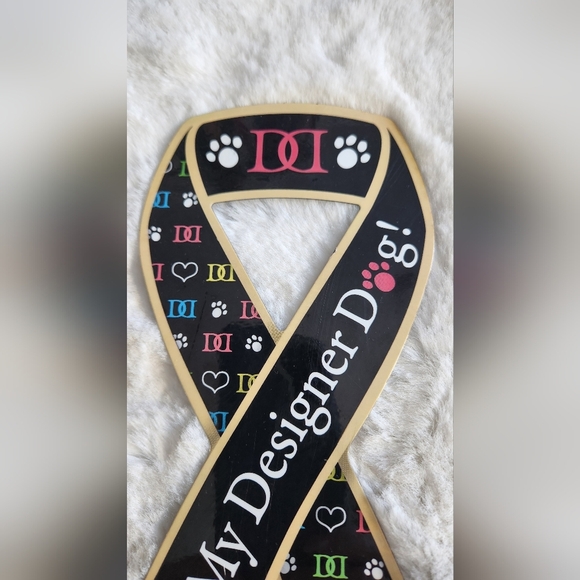 I Love My Designer Dog Car Magnet - Picture 3 of 4